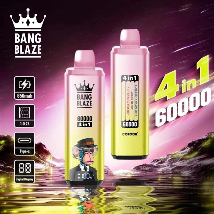 BANG BLAZE 60000 PUFFS 4 IN 1 FLAVOR BANG BLAZE 60000 PUFFS 4 IN 1 FLAVOR
