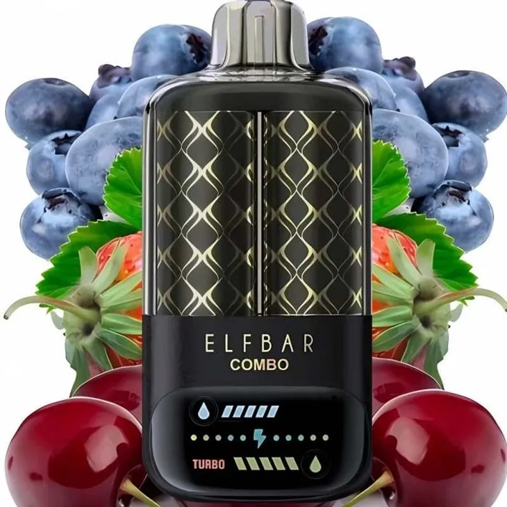 elf-bar-combo-25000-blueberry-sour-raspberry-cherry-chornytsia-kysla-malyna-ta-vyshniaELFBAR Combo 25000