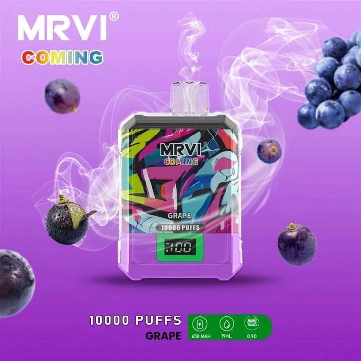 100-Original-Mrvi-Coming-10000-Puffs-Disposable-Vape-Pen-19ml-Prefilled-Pod-Mesh-Coil-Wholesale-I-Vape 100-Original-Mrvi-Coming-10000-Puffs-Disposable-Vape-Pen-19ml-Prefilled-Pod-Mesh-Coil-Wholesale-I-Vape