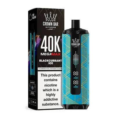 AL Fakher Crown Bar MegaMax 40K — Besti kosturinn fyrir einnota vapes með mik...