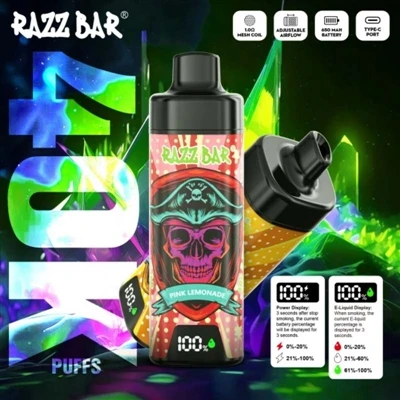 Razz Bar 40K einnota E-sígaretta: Ný upplifun með mikilli afkastagetu og afka...