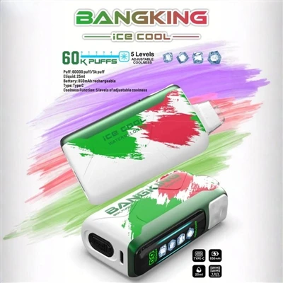 BANGKING ICE King COOL 60000: The High-End Evolution Of Disposable E-sígarettur.