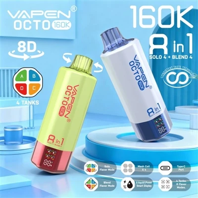 Margfeldi bragði, engin málamiðlun: Hvernig Vapen Octo 160K 8in1 endurskilgre...