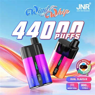 JNR WindWhip 44000: The Ultimate Choice For High-Capacity 2-In-1 Einnota E-sí...