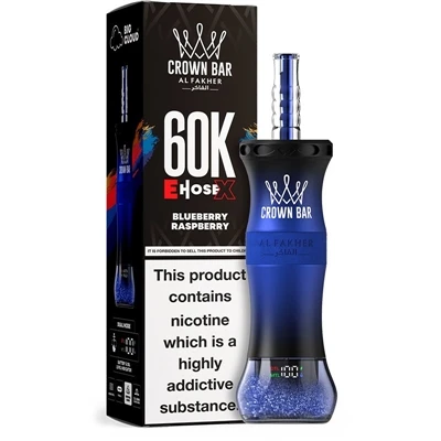 AL Fakher Crown Bar EHOSE X 60K: Hin fullkomna upplifun í-einota E-sígarettum...
