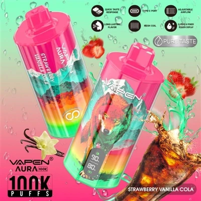 VAPEN AURA 100K PUFFS – Hin fullkomna græja fyrir ungt fólk
