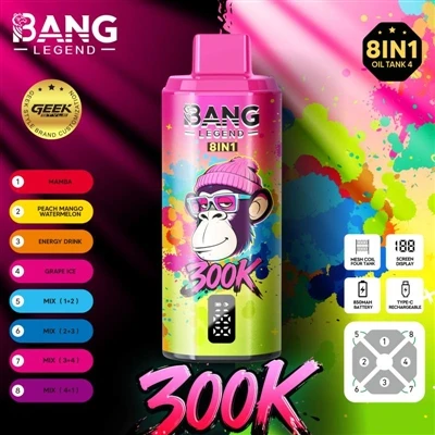 Bang Legend 300000 Vape: E-sígaretta sem kemur í veg fyrir að þú upplifir and...