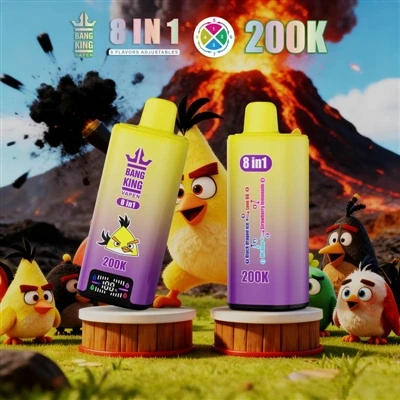 BANG KING VAPEN 8IN1 200K: Ný E-sígarettuupplifun fyrir töff ungt fólk