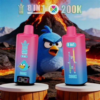 BANG KING VAPEN 8IN1 200K: Töff rafsígarettubylting fyrir ungt fólk