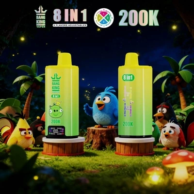 BANG KING VAPEN 8IN1 200000: Ný töff rafsígarettuupplifun fyrir ungt fólk