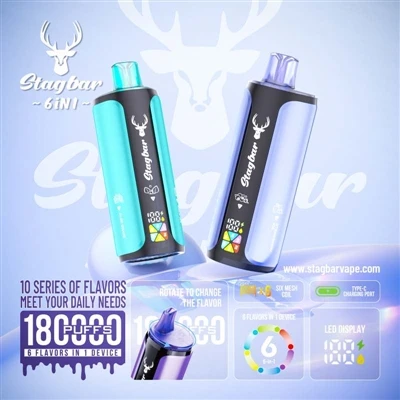 Stag Bar 6in1 180K Puffs: One Device Doing Sex Works, This Is Truly Eye-opnun