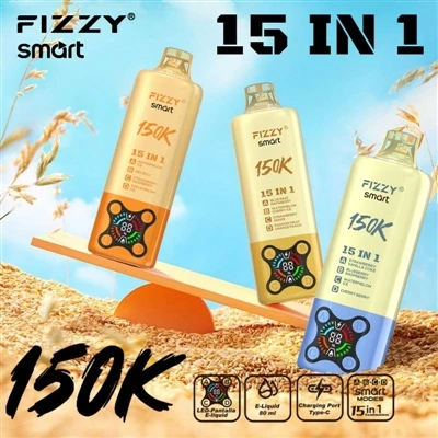 FIZZY SMART 15 IN 1 150K: Meira en bara margar bragðtegundir, það tekur í sun...