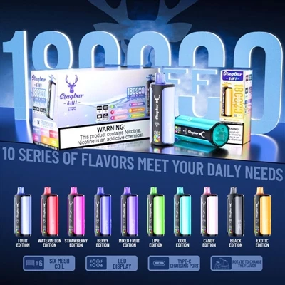 Stag Bar 6in1 180K Puffs: Tæki sem finnst ekki gaman að vera að fikta í, en e...