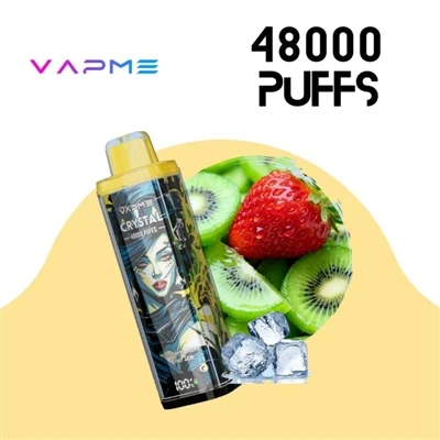 VAPME CRYSTAL 48000: Einnota E-sígaretta með mikilli-getu sem hentar sannarle...