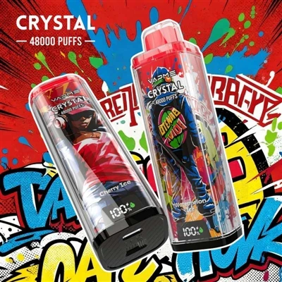 VAPME CRYSTAL 48000: Einnota E-sígaretta með mikilli-getu sem hentar sannarle...