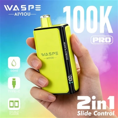 Waspe Double Flavour 100K Pro: Þegar Vaping byrjar að segja nei við „leiðindi“