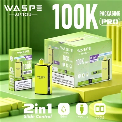Waspe Double Flavour 100K Pro: Þegar einnota vapes byrja að segja nei við „le...