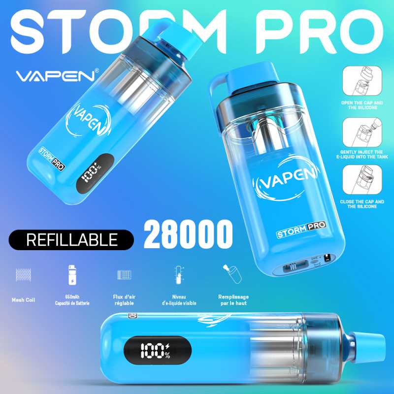 VAPEN STROM PRO 28000 31 VAPEN STROM PRO 28000 31