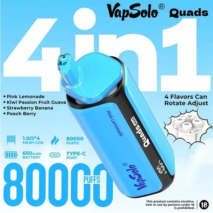 Vapsolo Quads 80000 Puffs Vapsolo Quads 80000 Puffs